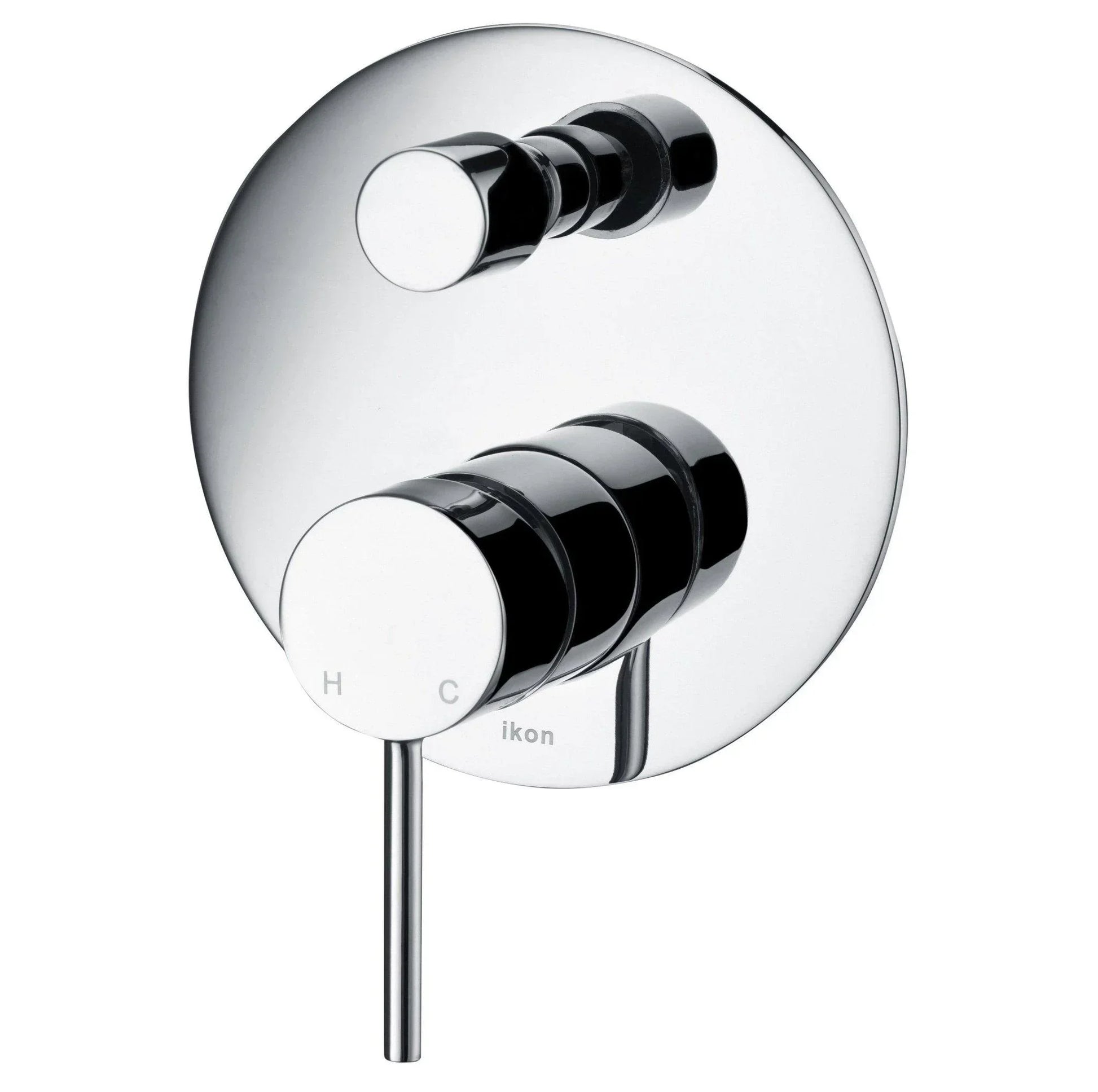 IKON Hali Wall Diverter Mixer - Ideal Bathroom CentreHYB88-501Chrome