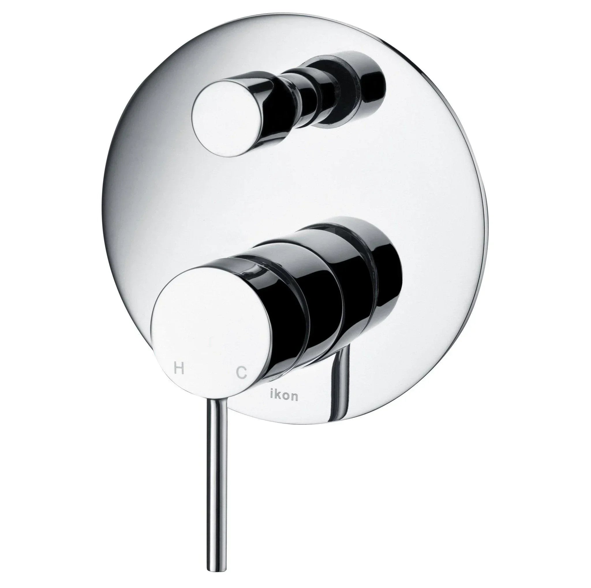IKON Hali Wall Diverter Mixer - Ideal Bathroom CentreHYB88-501Chrome
