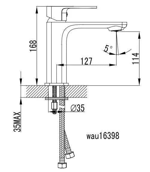 IKON Seto Basin Mixer - Ideal Bathroom CentreHYB66-201MB