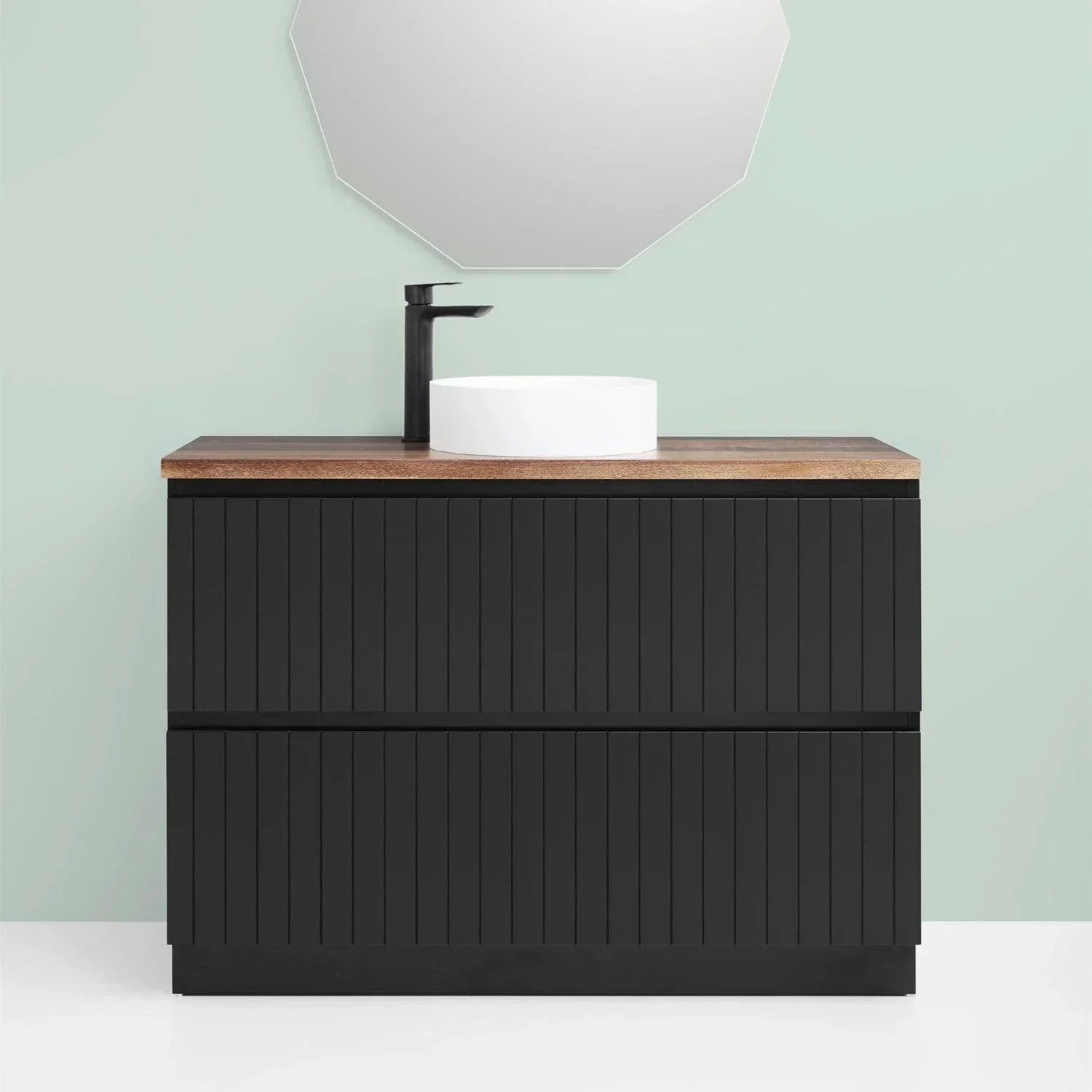 Marquis Nelson All Drawer Freestanding Vanity - Ideal Bathroom CentreNelson 1Dekton600mmDektonCentre Bowl