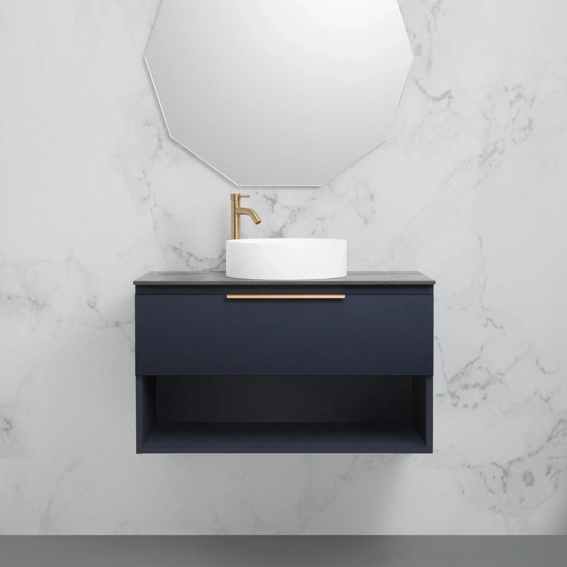 Marquis Oxford Wall Hung Vanity - Ideal Bathroom CentreOxford 1Dekton600mmDektonCentre Bowl