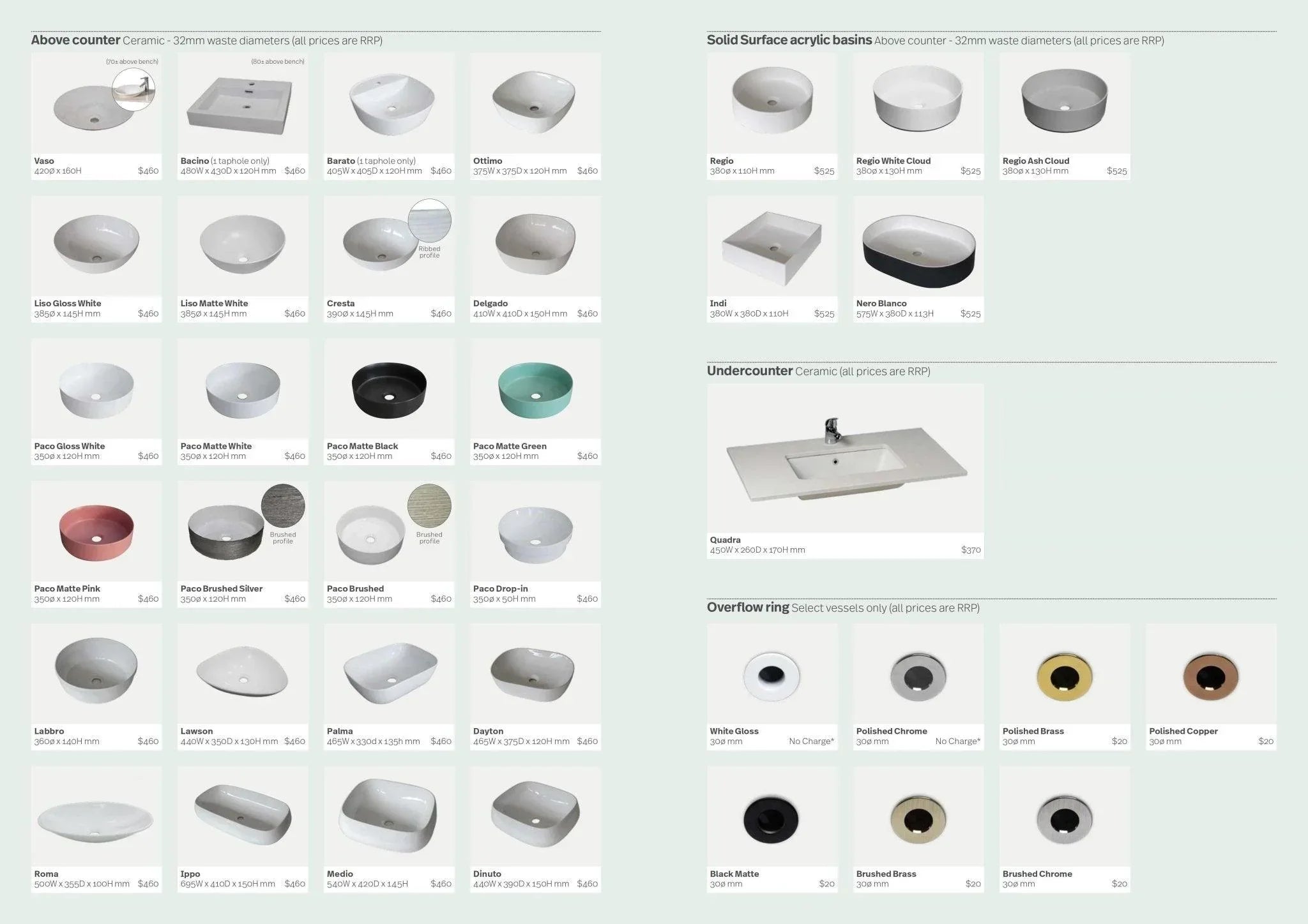 Marquis Riviera All Drawer Wall Hung Vanity - Ideal Bathroom CentreRiviera 1Dekton600mmDektonCentre Bowl