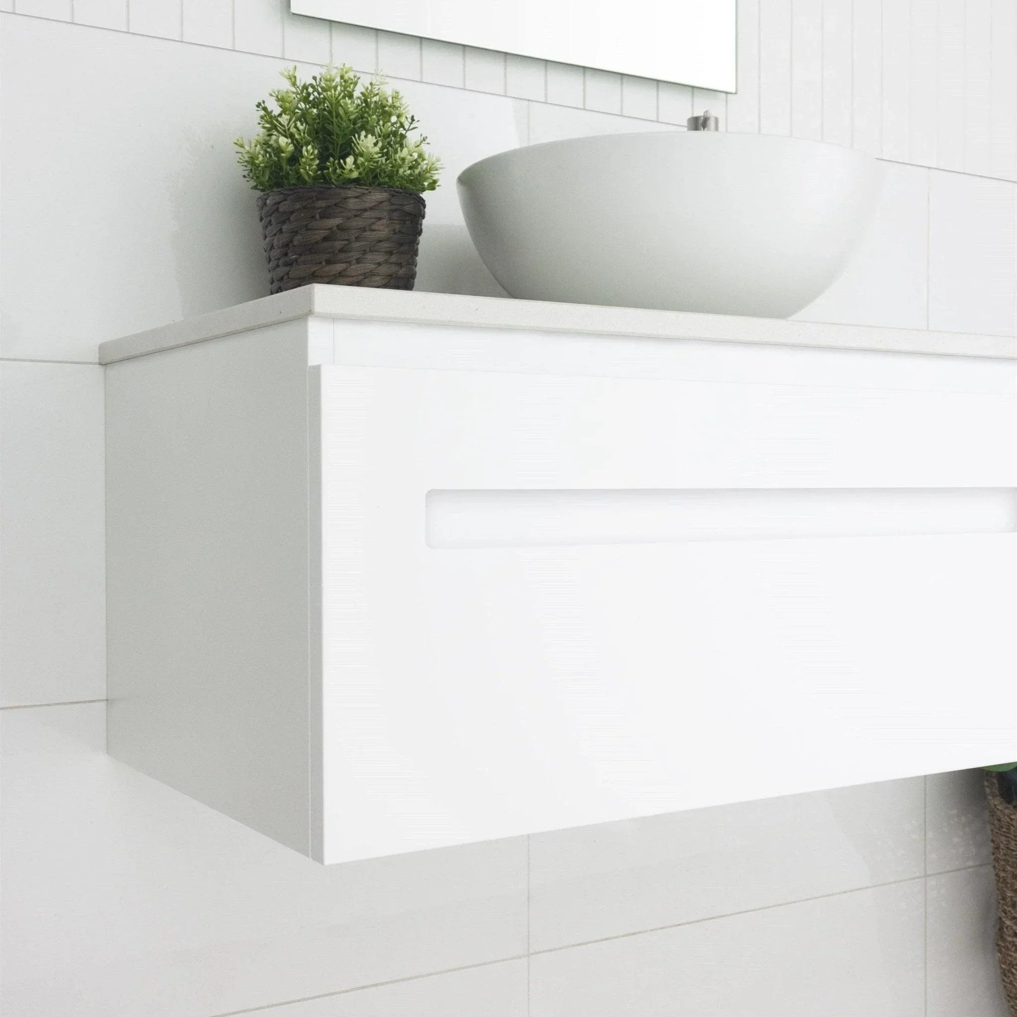 Marquis Rossi Wall Hung Vanity - Ideal Bathroom CentreRossi 1Dekton600mmDektonCentre Bowl