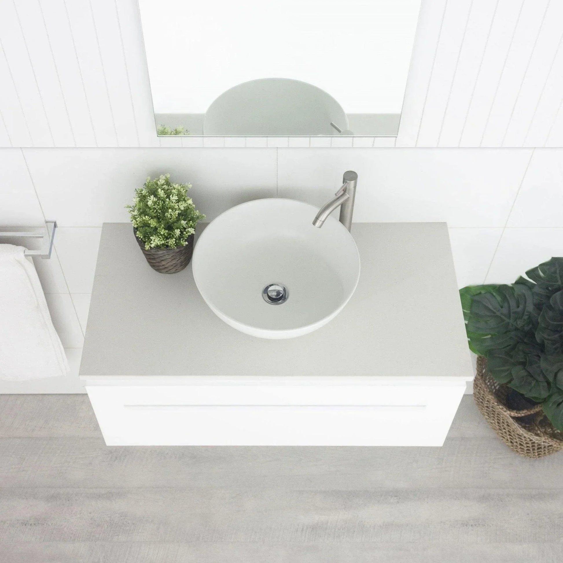 Marquis Rossi Wall Hung Vanity - Ideal Bathroom CentreRossi 1Dekton600mmDektonCentre Bowl