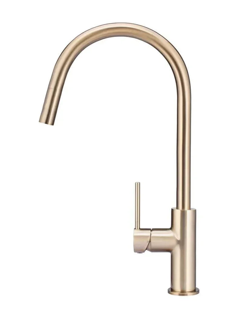 Meir Round Piccola Kitchen Mixer Tap - Ideal Bathroom CentreMK17-CHChampagne