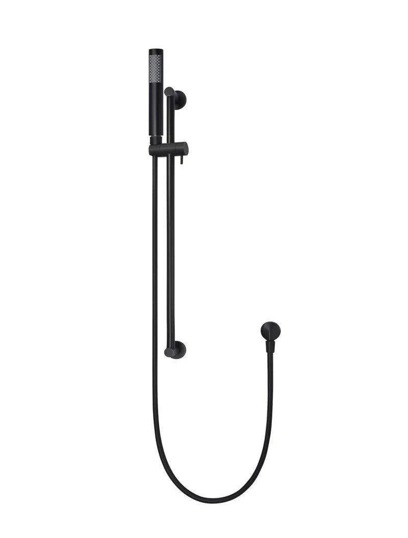 Meir Round Shower On Rail Column - Ideal Bathroom CentreMZ0402-RMatte Black