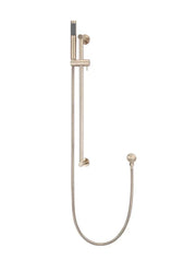 Meir Round Shower On Rail Column - Ideal Bathroom CentreMZ0402-R-CHChampagne