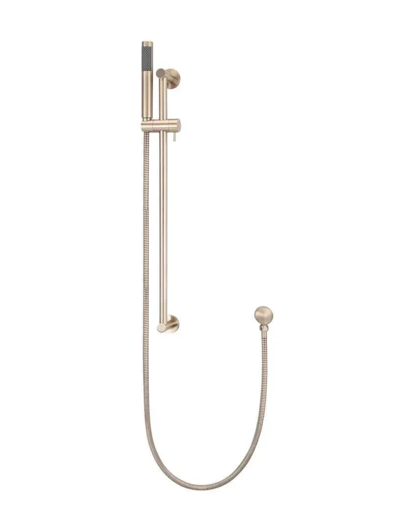 Meir Round Shower On Rail Column - Ideal Bathroom CentreMZ0402-R-CHChampagne