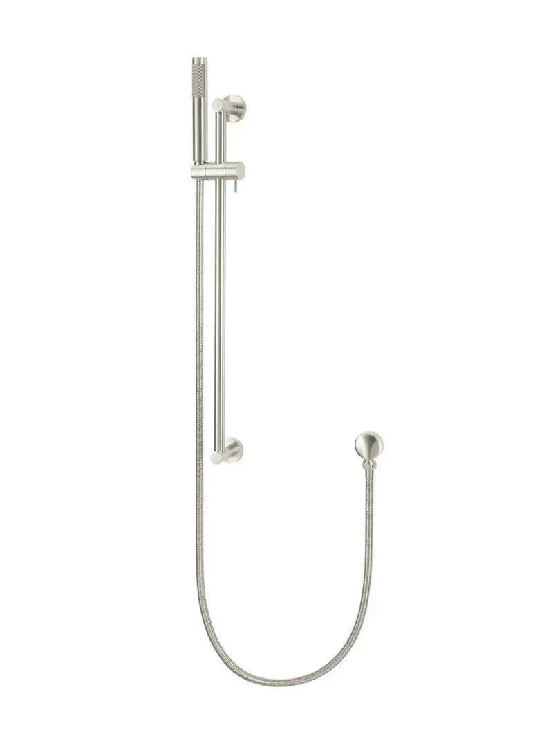 Meir Round Shower On Rail Column - Ideal Bathroom CentreMZ0402-R-PVDBNBrushed Nickel
