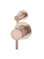 Meir Round Wall Diverter Mixer - Ideal Bathroom CentreMW07TS-CHChampagne