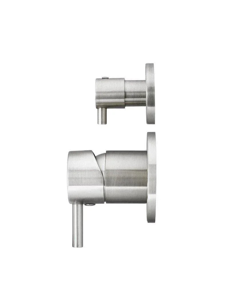 Meir Round Wall Diverter Mixer - Ideal Bathroom CentreMW07TS-PVDBNBrushed Nickel