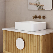Milano Antonio Ceramic Above Counter Basin - Ideal Bathroom CentreAB3636Gloss White365x365x110mm