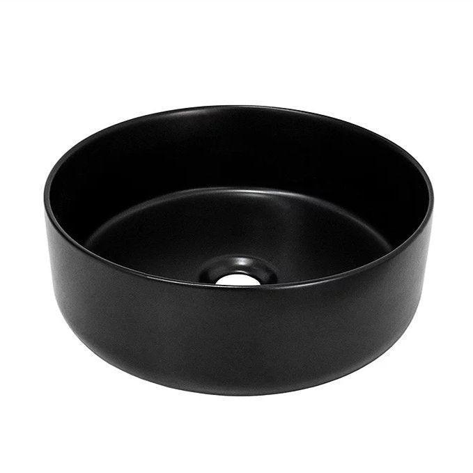 Milano Lola 360mm Ceramic Above Counter Basin - Ideal Bathroom CentreAURIS360MBMatte Black