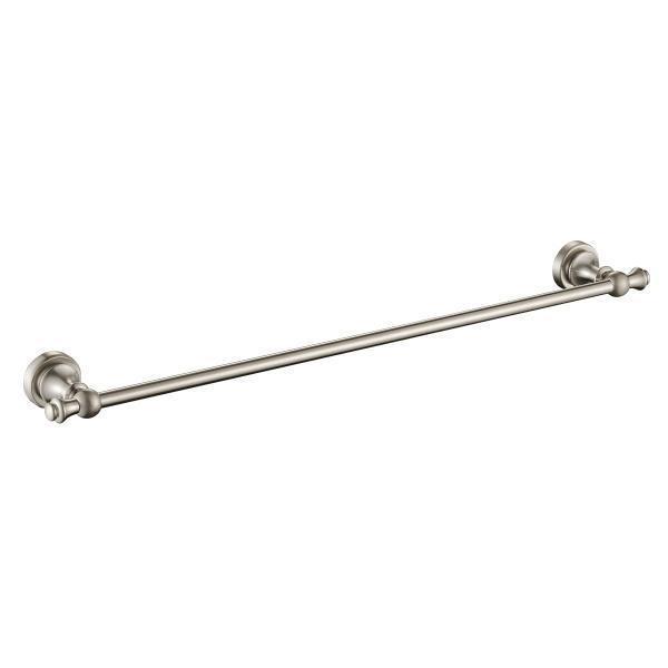 Milano Medoc 600mm Single Towel Rail - Ideal Bathroom CentreMED24BNBrushed Nickel