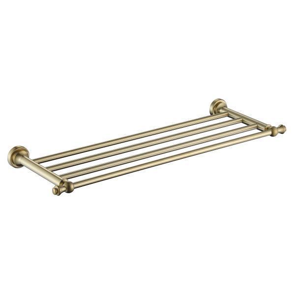 Milano Medoc 600mm Towel Rack - Ideal Bathroom CentreMED21BMBrushed Brass Bronze