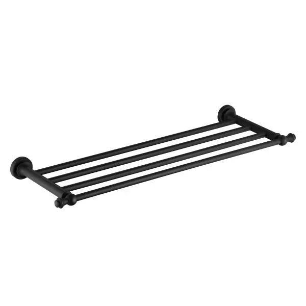 Milano Medoc 600mm Towel Rack - Ideal Bathroom CentreMED21BKMatte Black