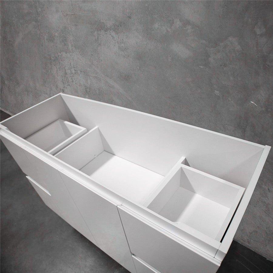 MILANO New Elegant 1200mm Freestanding Vanity - Ideal Bathroom CentreEL-1200KSStone TopOn Kickboard