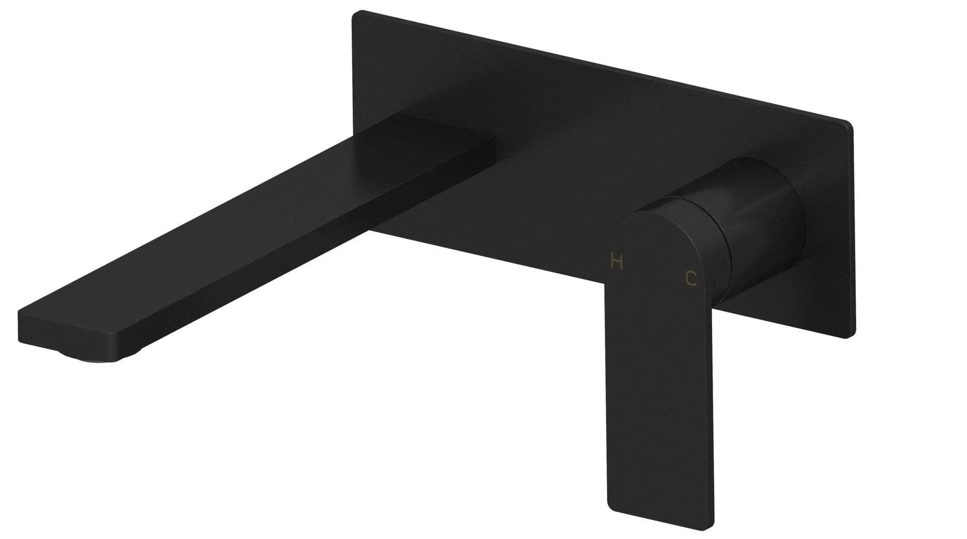 Milano Ruki Wall Basin/ Bath Mixer - Ideal Bathroom CentrePBS3003MBMatte Black