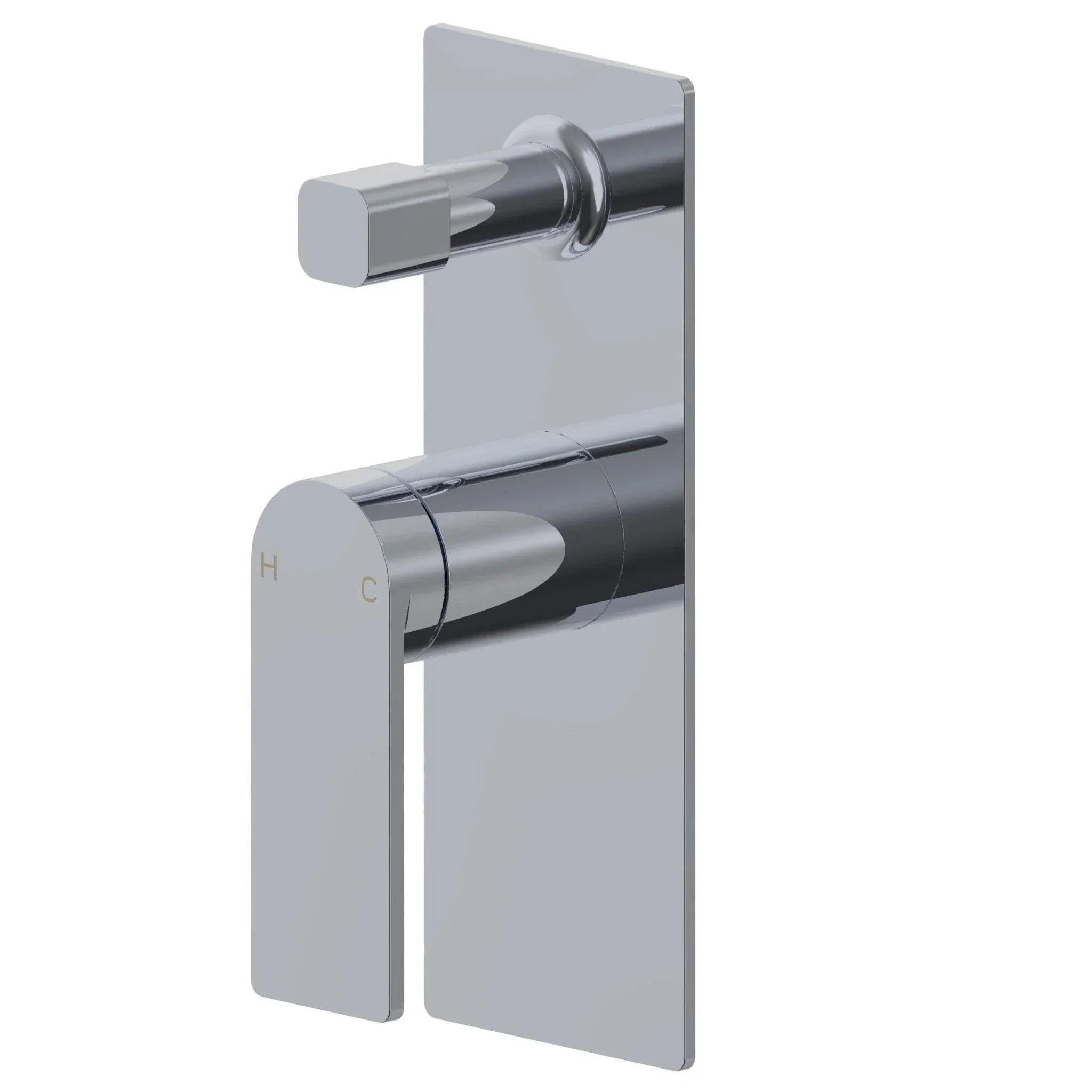 Milano Ruki Wall Diverter Mixer - Ideal Bathroom CentrePBS3002Chrome