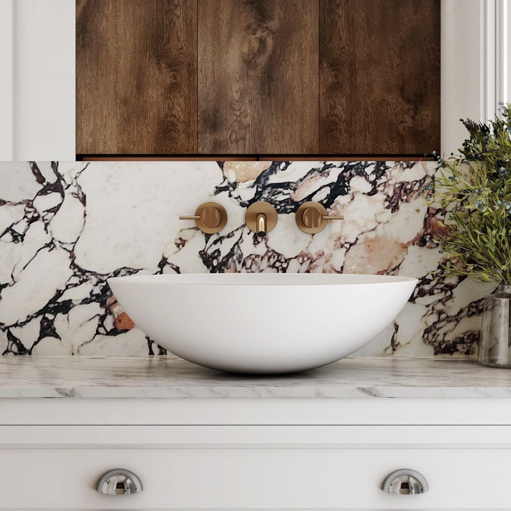 Milano Soul II 500mm Solid Surface Basin - Ideal Bathroom CentreOVL5035