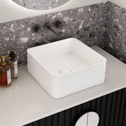 Milano Wave Square Above Counter Basin - Ideal Bathroom CentreWAVE3939MW