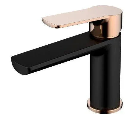 Millennium Akemi Basin Mixer - Ideal Bathroom Centre10330BRGMatte Black & Rose Gold