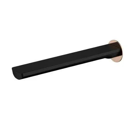 Millennium Akemi Bath Spout 235mm - Ideal Bathroom Centre10442BRGBLACK & ROSE GOLD