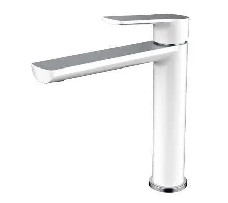 Millennium Akemi Mid Rise Vessel Mixer - Ideal Bathroom Centre10833WHITE AND CHROME