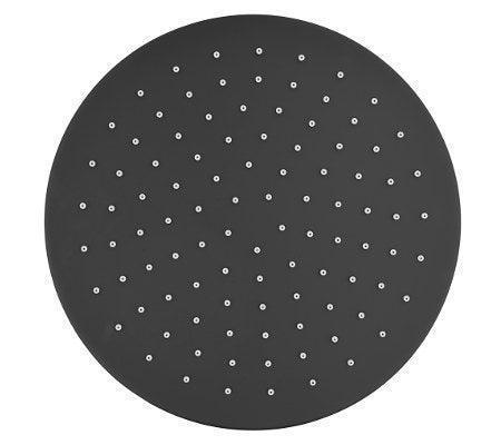 Millennium Akemi Overhead Shower Rose 200mm - Ideal Bathroom Centre10366BLACK & CHROME