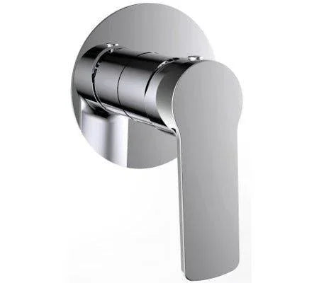Millennium Akemi Shower Mixer Round Plate - Ideal Bathroom Centre10342Chrome