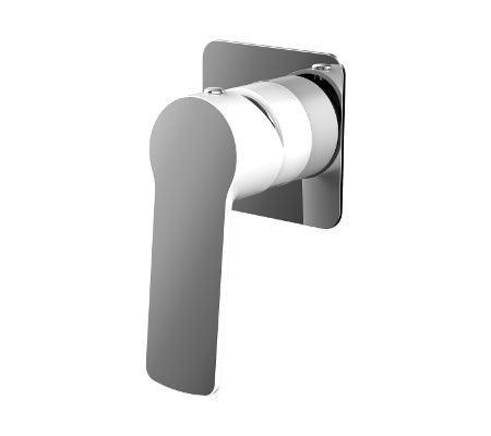Millennium Akemi Shower Mixer Square Plate - Ideal Bathroom Centre10345+ZNWSQCPWhite & Chrome