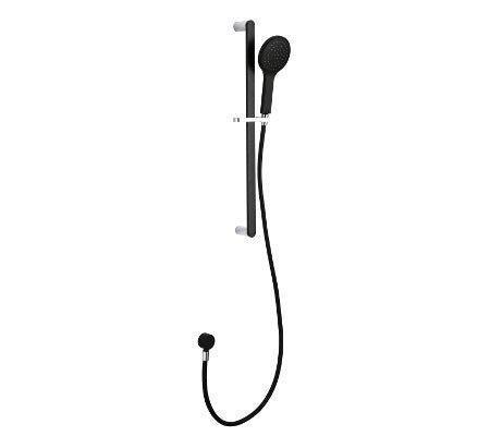 Millennium Akemi Shower On Rail - Ideal Bathroom Centre10361Black & Chrome