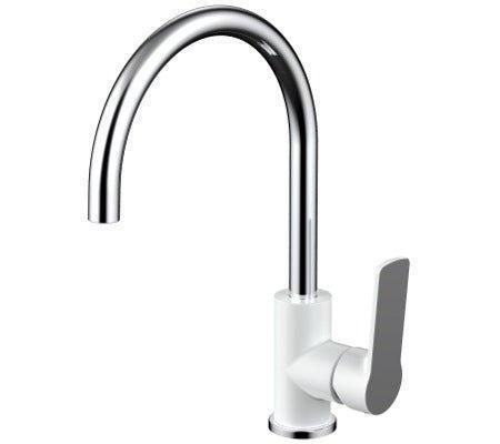 Millennium Akemi Sink Mixer - Ideal Bathroom Centre10337WHITE AND CHROME