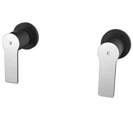 Millennium Akemi Wall Top Assemblies - Ideal Bathroom Centre10477BLACK AND CHROME