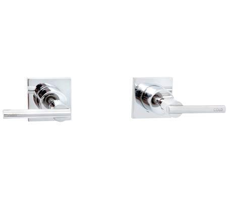 Millennium Caron Lever Wall Top Assemblies Chrome - Ideal Bathroom CentreSL2009