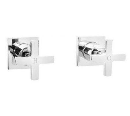 Millennium Caron Wall Top Assemblies Chrome - Ideal Bathroom CentreSQ2029
