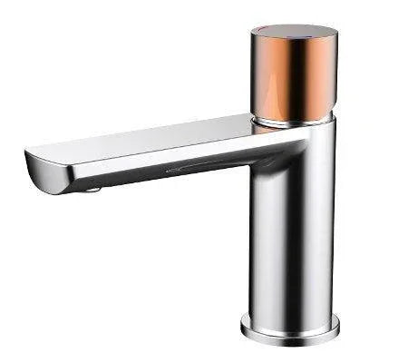 Millennium Finesa Basin mixer - Ideal Bathroom Centre10710CRGCHROME & ROSE GOLD