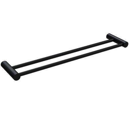 Millennium Finesa Double Towel Rail 600mm - Ideal Bathroom Centre6831BLMATTE BLACK