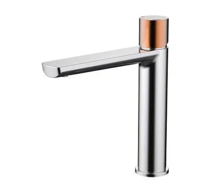 Millennium Finesa Mid Rise Mixer - Ideal Bathroom Centre10730CRGCHROME & ROSE GOLD