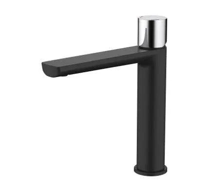 Millennium Finesa Mid Rise Mixer - Ideal Bathroom Centre10731BCPBLACK & CHROME