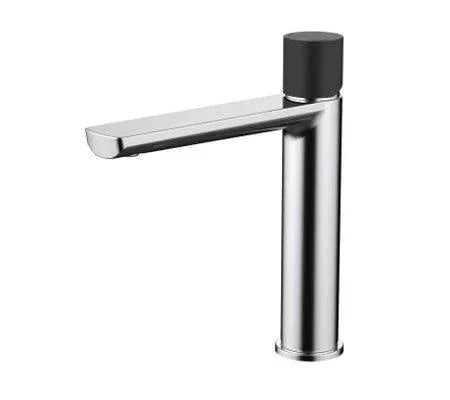 Millennium Finesa Mid Rise Mixer - Ideal Bathroom Centre10730CBLCHROME & BLACK
