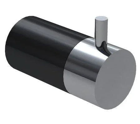 Millennium Finesa Robe Hook - Ideal Bathroom Centre6838CBBLACK & CHROME
