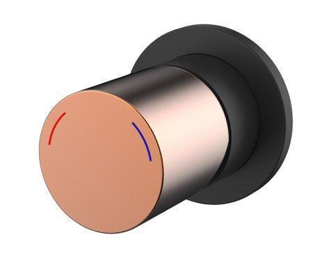 Millennium Finesa Shower Mixer - Ideal Bathroom Centre10723BRGBLACK & ROSE GOLD