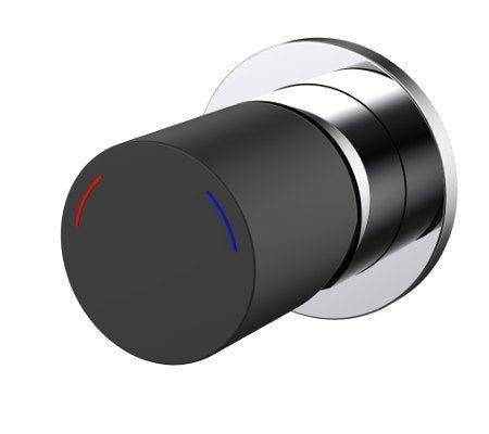 Millennium Finesa Shower Mixer - Ideal Bathroom Centre10723BCPBLACK & CHROME