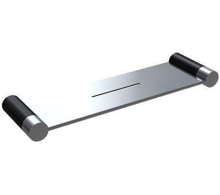 Millennium Finesa Shower Shelf 350mm - Ideal Bathroom Centre6837CBBLACK & CHROME