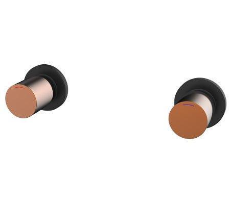 Millennium Finesa Wall Top Assemblies - Ideal Bathroom Centre10576BRGBLACK & ROSE GOLD