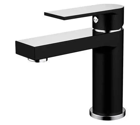 Millennium Kiato Basin Mixer - Ideal Bathroom Centre10312Black & Chrome
