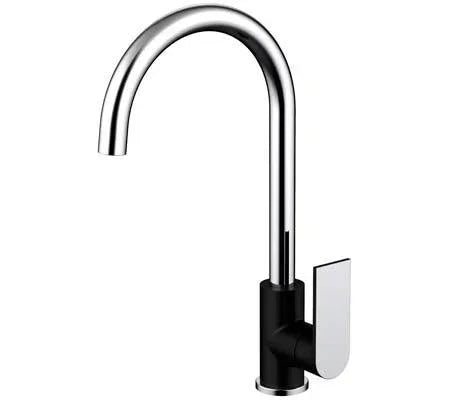 Millennium Kiato Sink Mixer - Ideal Bathroom Centre10316BLACK & CHROME