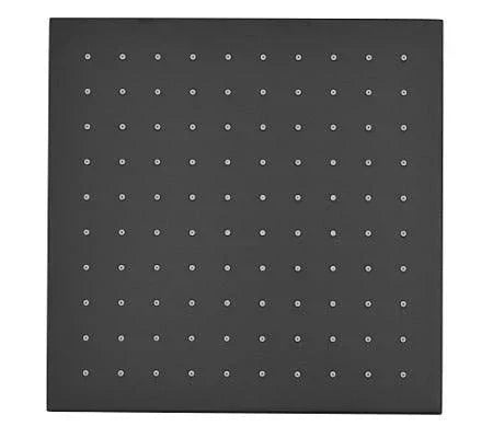 Millennium Kiato Square Overhead Shower Rose 300mm Black - Ideal Bathroom Centre10505