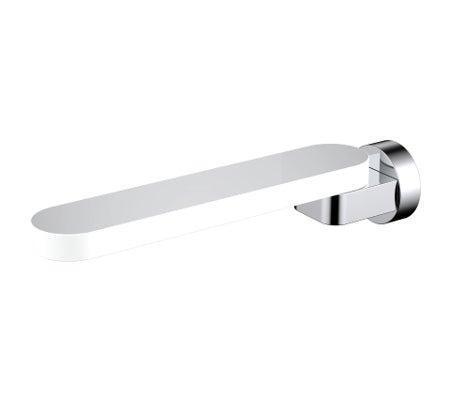 Millennium Kiato Swivel Bath Spout 225mm - Ideal Bathroom Centre10421WHITE & CHROME